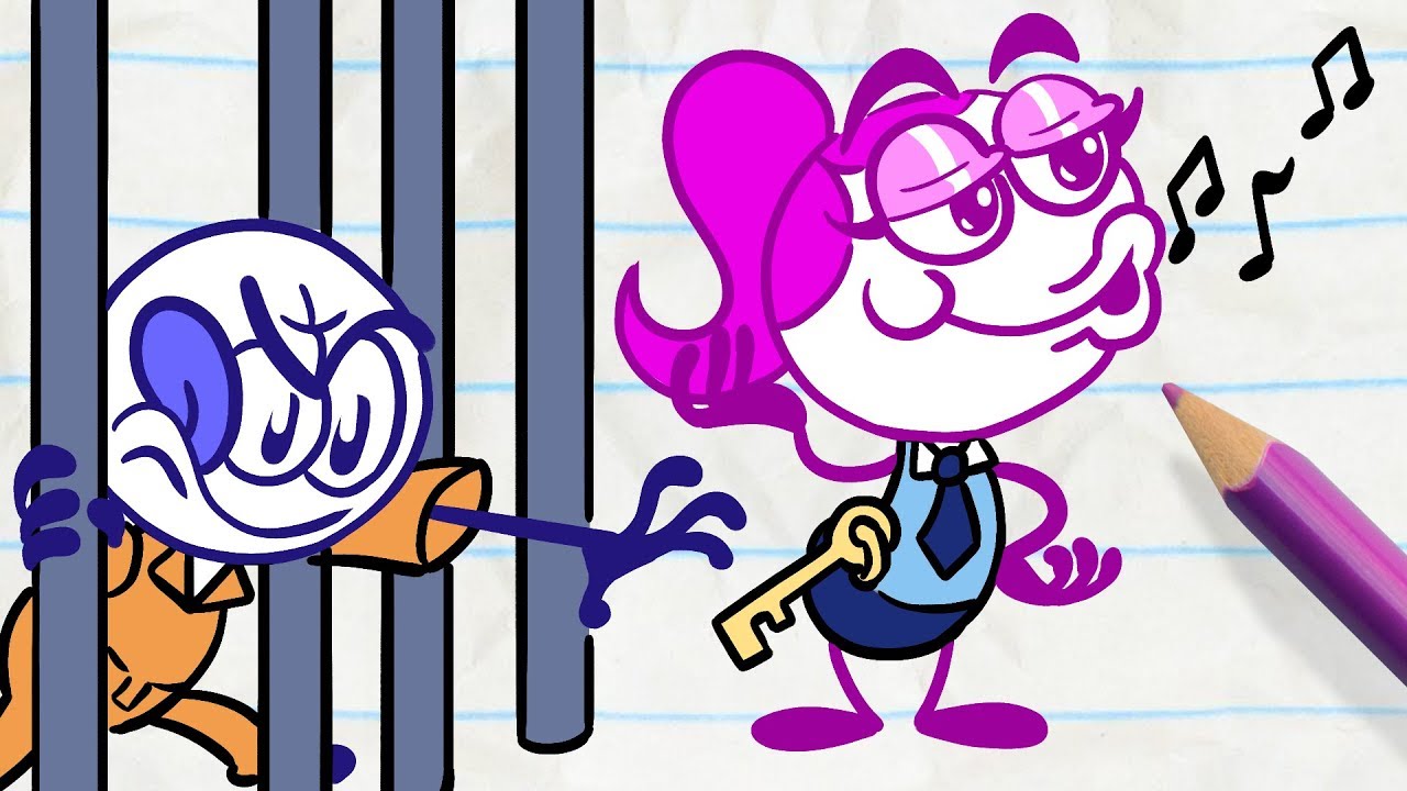 Pencilmate's SNEAKY Escape! | Animated Cartoons Characters | Animated Short Films