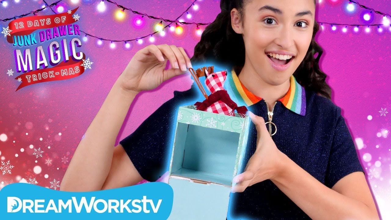 How to Magically Create a Christmas Present | JUNK DRAWER MAGIC 12 DAYS OF TRICKMAS
