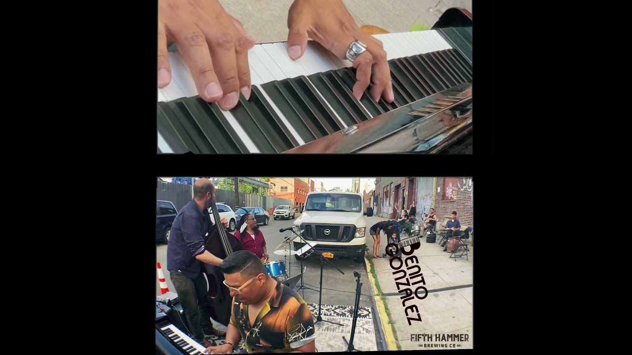 Benito Gonzalez Jazz Tr&iacute;o Outdoors in NYC (Pandemic Style)