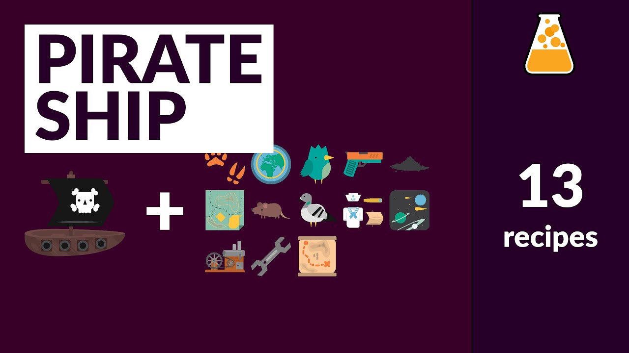 Use the PIRATE SHIP in Little Alchemy 2