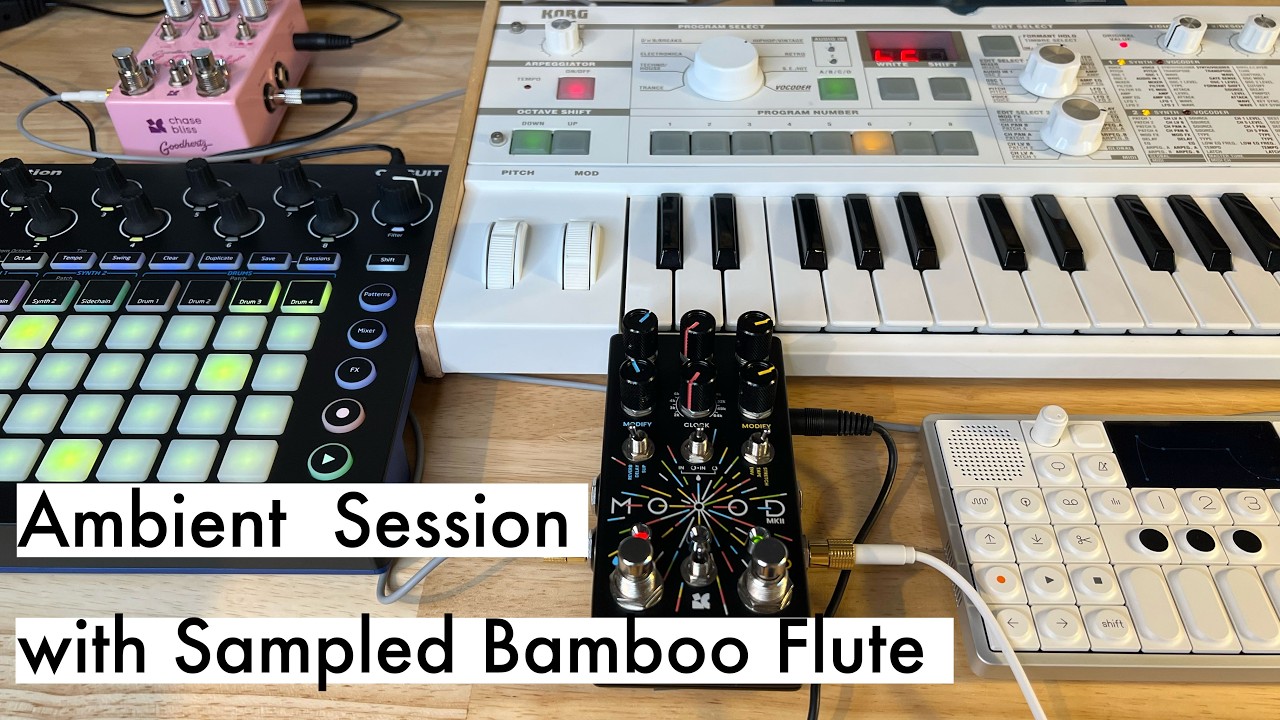 Ambient session with sampled Bamboo flute : Transparent Garden 2025-09-06 by atnr
