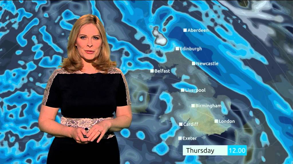 Kirsty McCabe says prepare for a wet and windy evening
