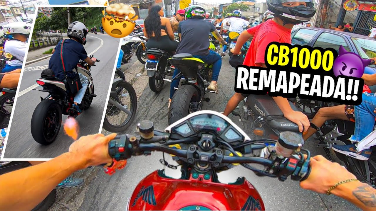 PIÃO NO MORRO DE CB1000 SÓ O CANO COM 3 POLEGADAS *remapeada*