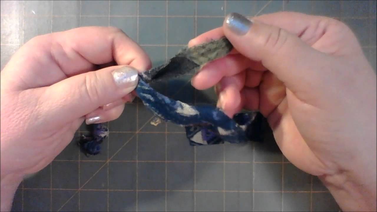 How to make twisted rope using fabric scraps