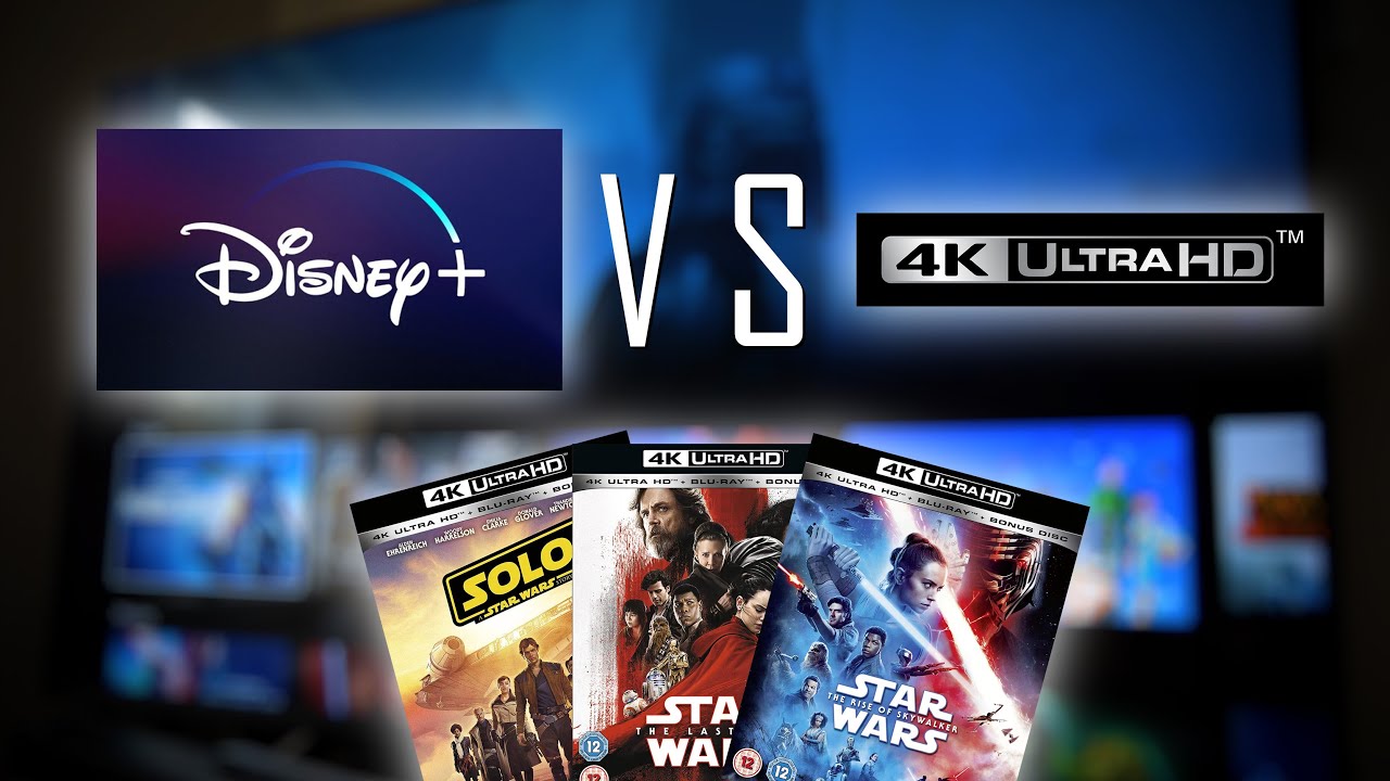 Сравнение качества потокового воспроизведения Disney+ в 4K и Blu-Ray в 4K (а также сравнение каче...