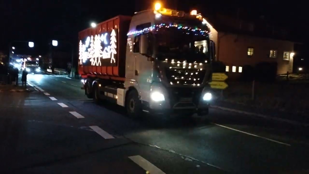 Weihnachtskonvoi 2023 Landkreis Marburg-Biedenkopf Teil 2 (In Anzefahr)