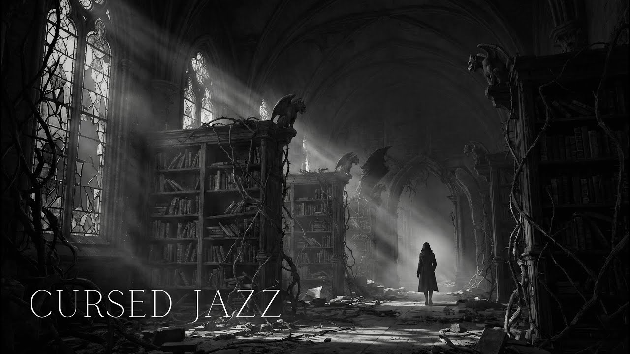 POV: You are the Villain in a Cursed Library | Gothic Noir Jazz (No Drums)