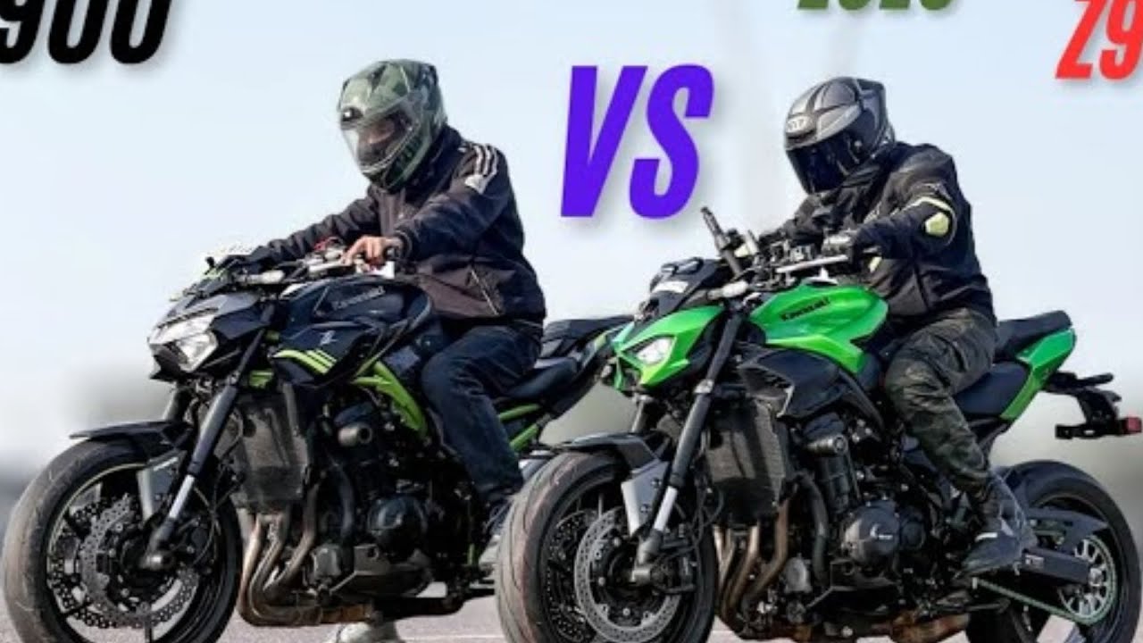 KAWASAKI Z900 VS 2020 KAWASAKI Z900 BS6 /DRAG RACE/ first time in youtube 