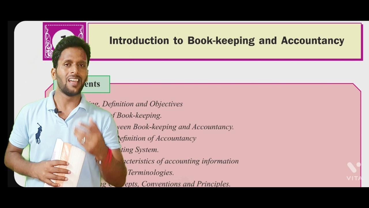 Fyjc Chapter 1 Introduction  to Book-Keeping And Accountancy