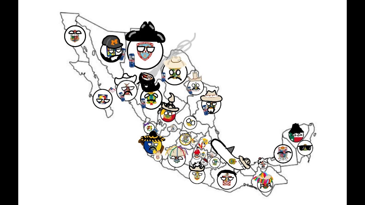 Himnos de los estados de México en countryball[ACTUALIZADO]