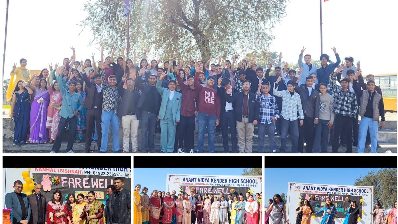 FAREWELL | 2025 | Anant Vidya Kender High School Kanhal Bishnah