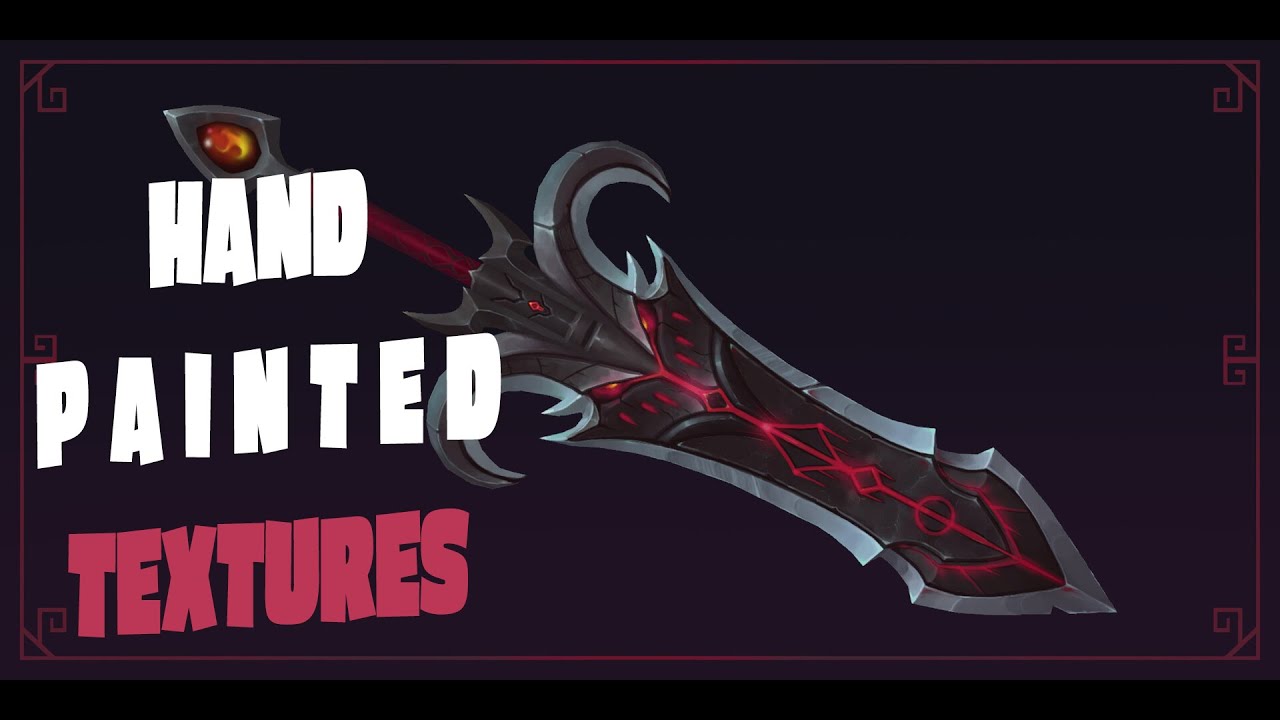 Texturing in 3D Coat Blender 4.0 Stylized Hand-Painted Sword