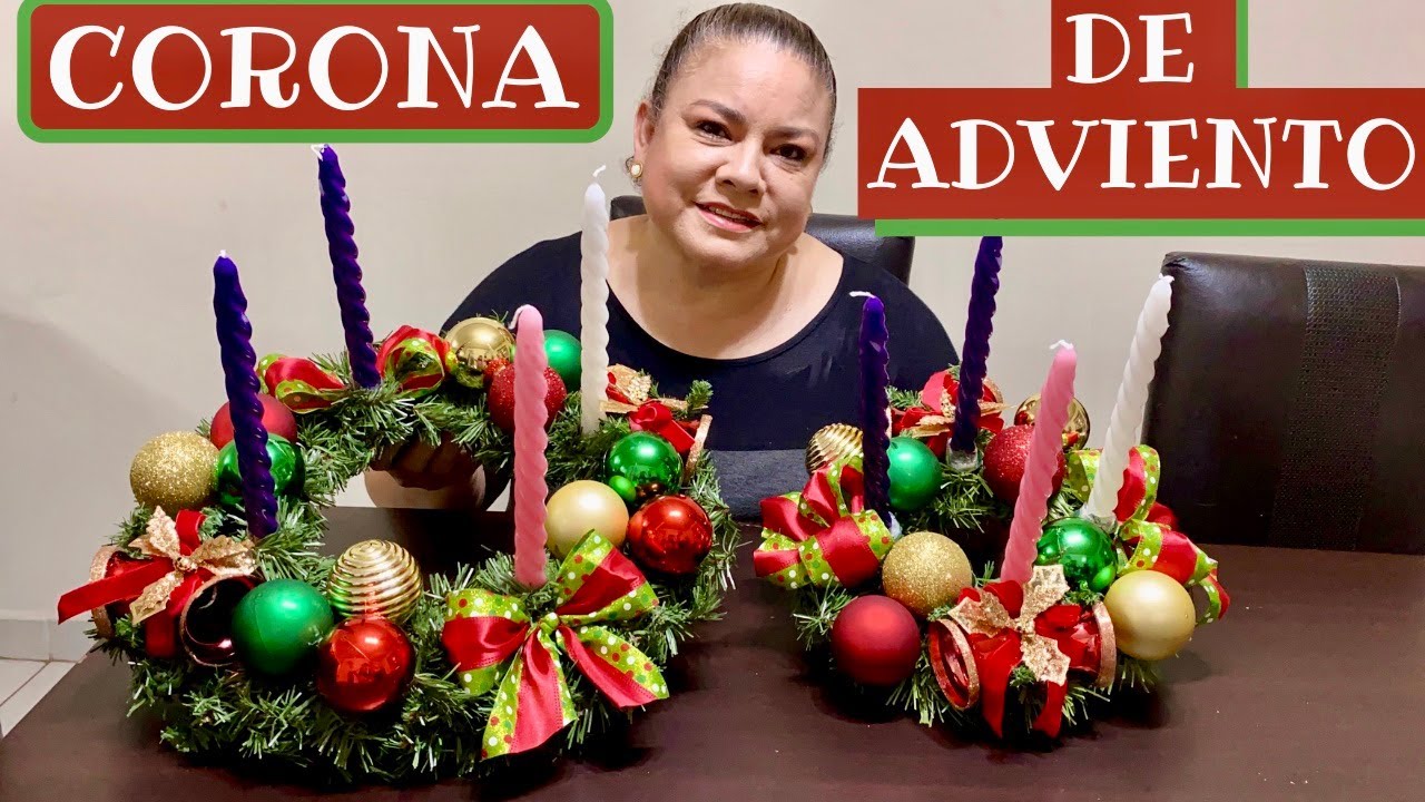 ¡CORONA DE ADVIENTO! Aprende a hacerla