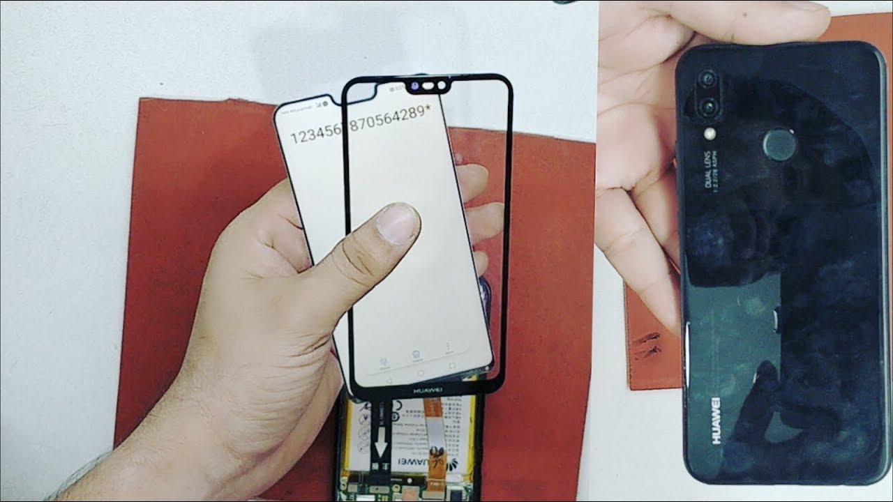 Huawei nova 3e Crack Touch Glass Replacement (Front/Back) | Screen Repair | DISASSEMBLY