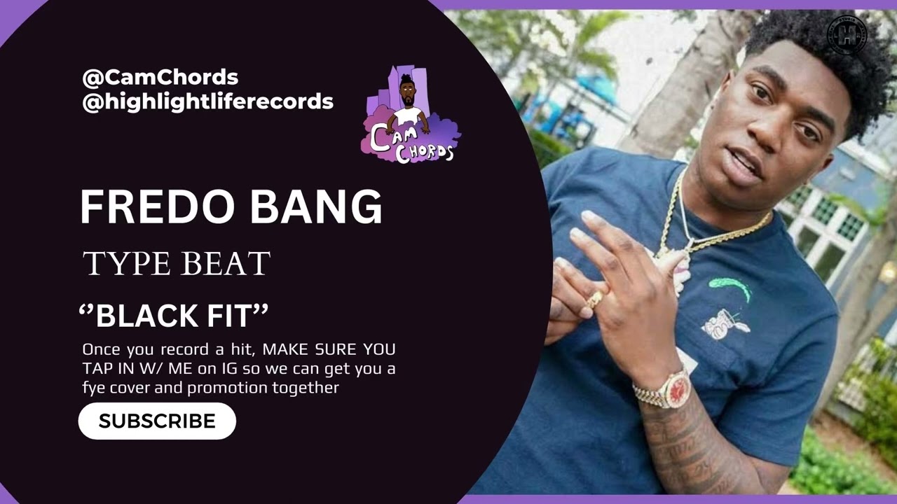 AGGRESSIVE Fredo Bang Type Beat 2023 | 'Black Fit' | @camchords