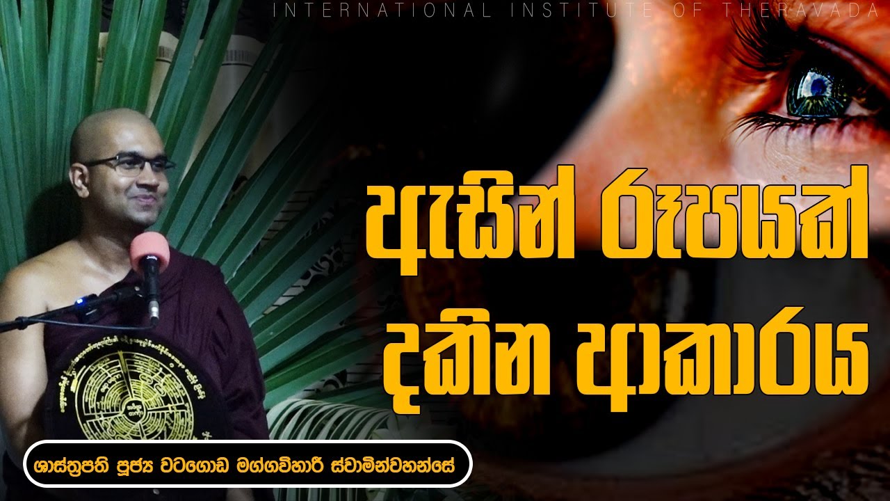 ඇසින් රූපයක් දකින ආකාරය  | පූජ්‍ය වටගොඩ මග්ගවිහාරී ස්වාමින්වහන්සේ