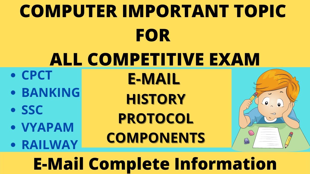 COMPUTER  FOR COMPETITIVE EXAM | E-MAIL | E-MAIL PROTOCOL | E-MAIL COMPONENTS | DIGITAL BHANDAR