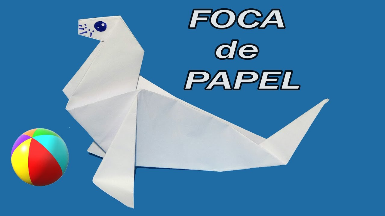 Cómo hacer una Foca de papel Origami