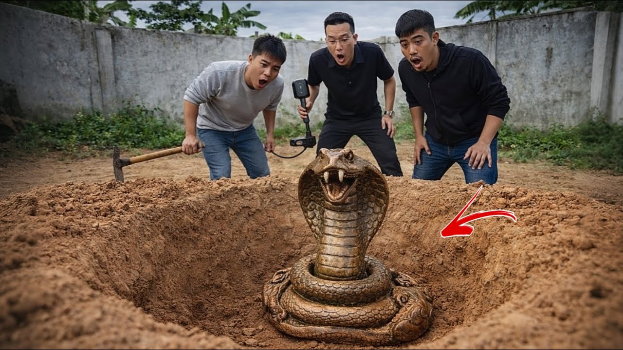 Chó Trắng Phát Hiện Linh Vật Rắn Hổ Mang Ở Chân Tường Khiến Thanh Niên Săn Rắn Kinh Hãi Hàng Đêm