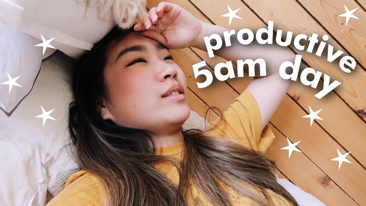 productive 5am day (going on tv for the 1st time) | JensLife