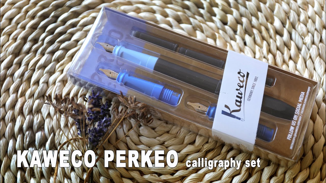 Kaweco Perkeo calligraphy set - prova scrittura