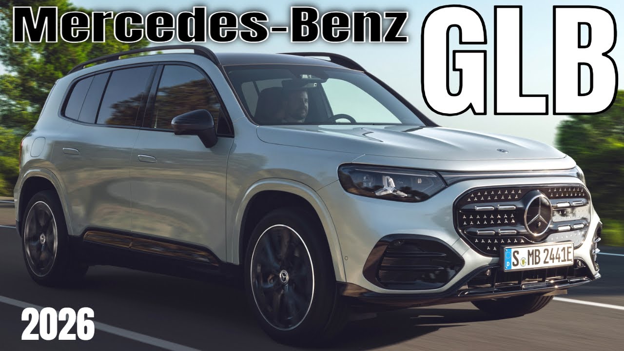 Обзор электрического внедорожника Mercedes GLB 2026 года: 7-местный семейный электромобиль, котор...