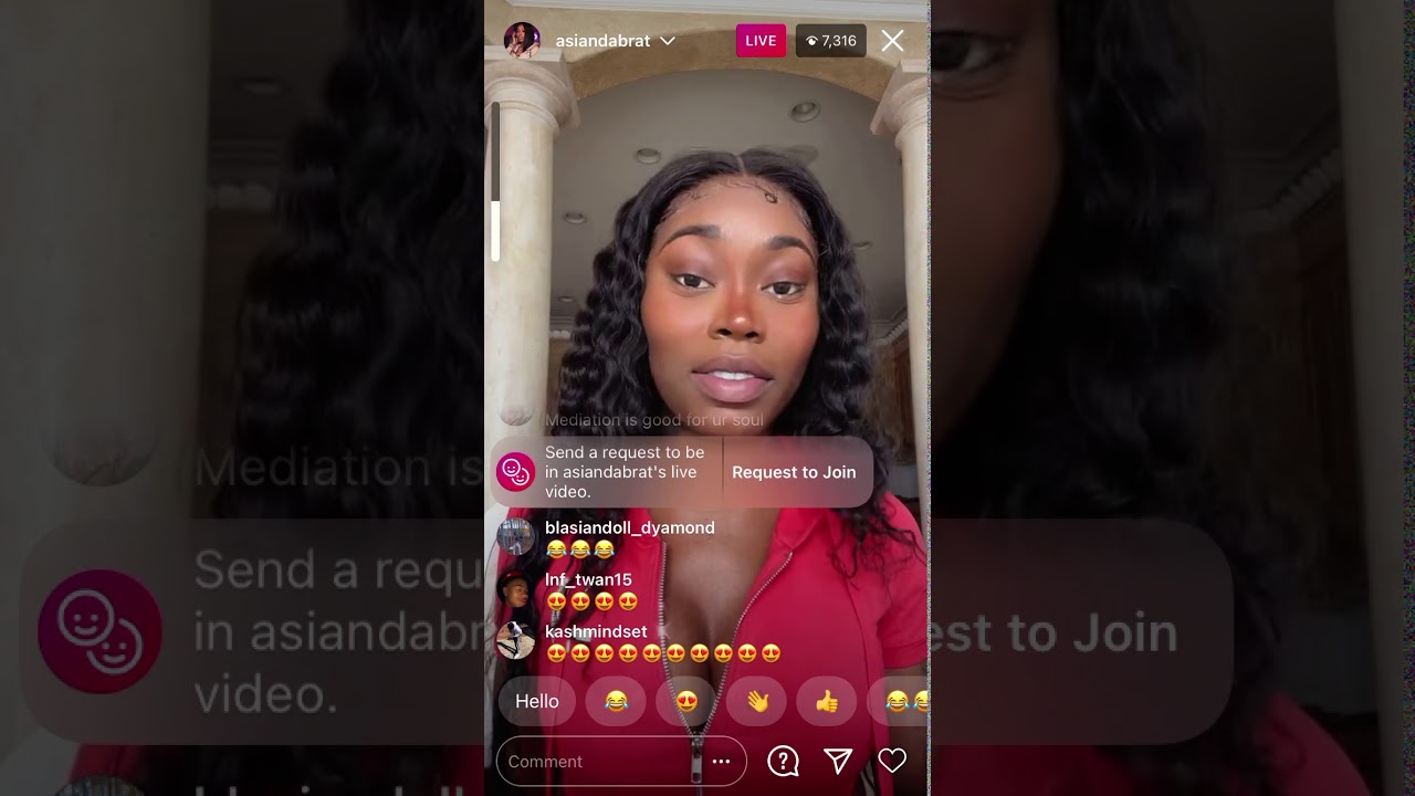 Asian Doll Instagram Live January 23, 2021