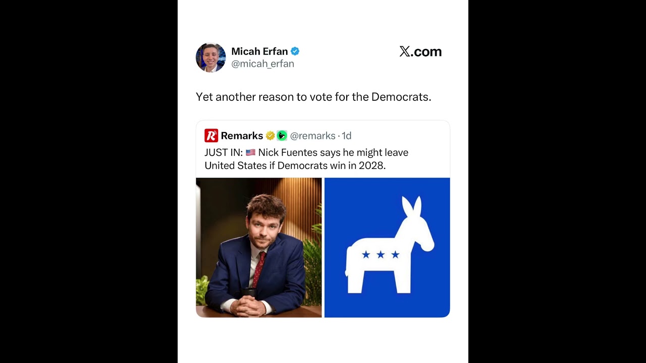 As if we didn&rsquo;t have enough reason to vote blue already. ￼