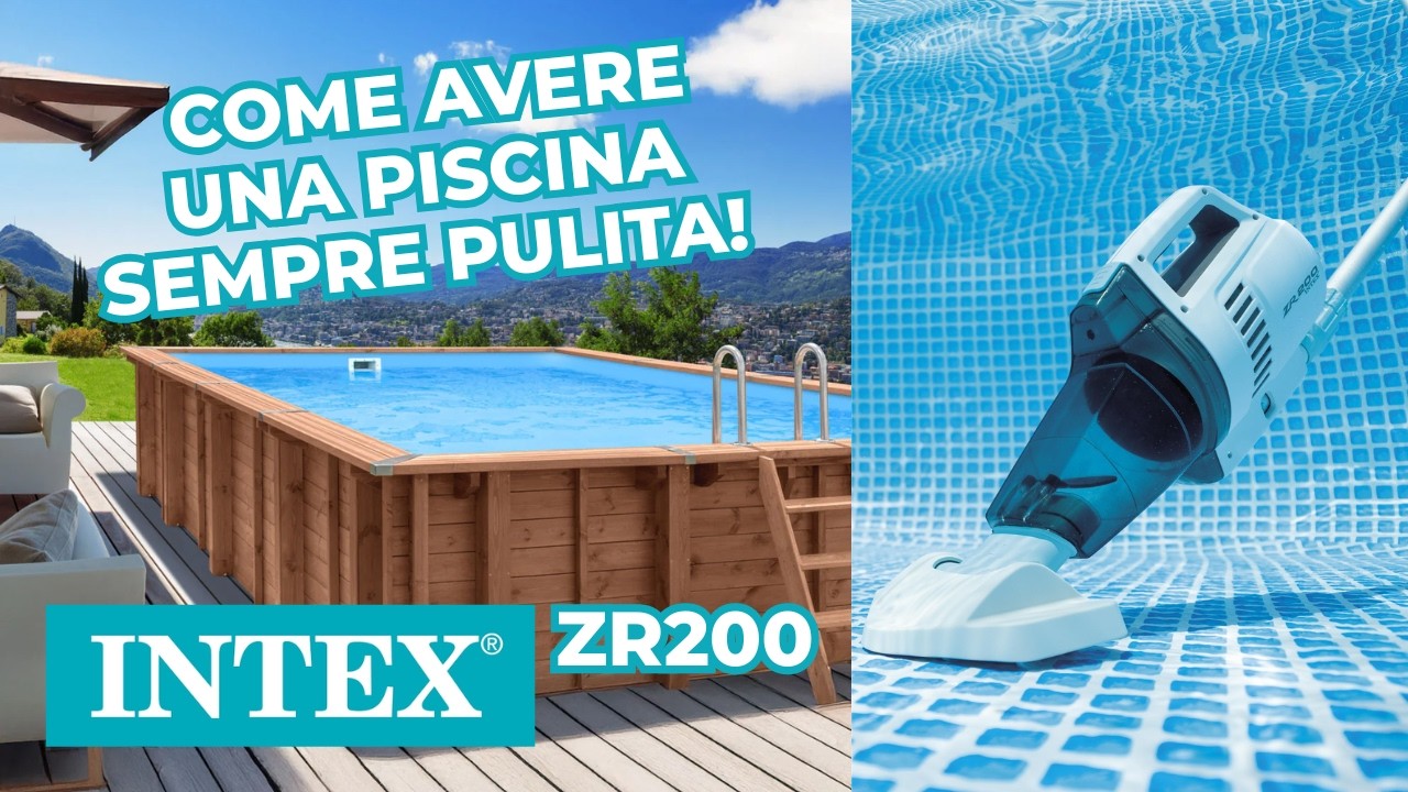 PULIRE la PISCINA non è mai stato così FACILE! - INTEX ZR200 | RECENSIONE & TEST