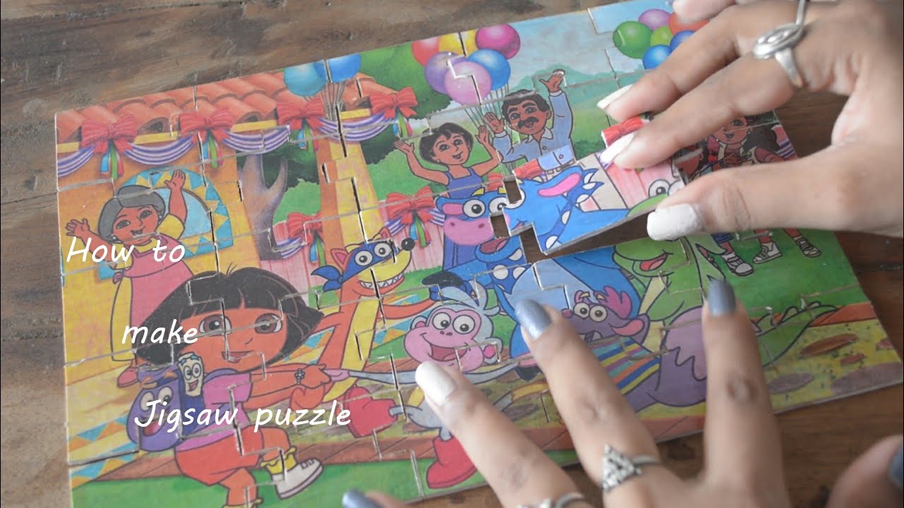 how to make jigsaw puzzle | DIY jigsaw puzzle | how to make puzzle | jigsaw puzzle | diy puzzles