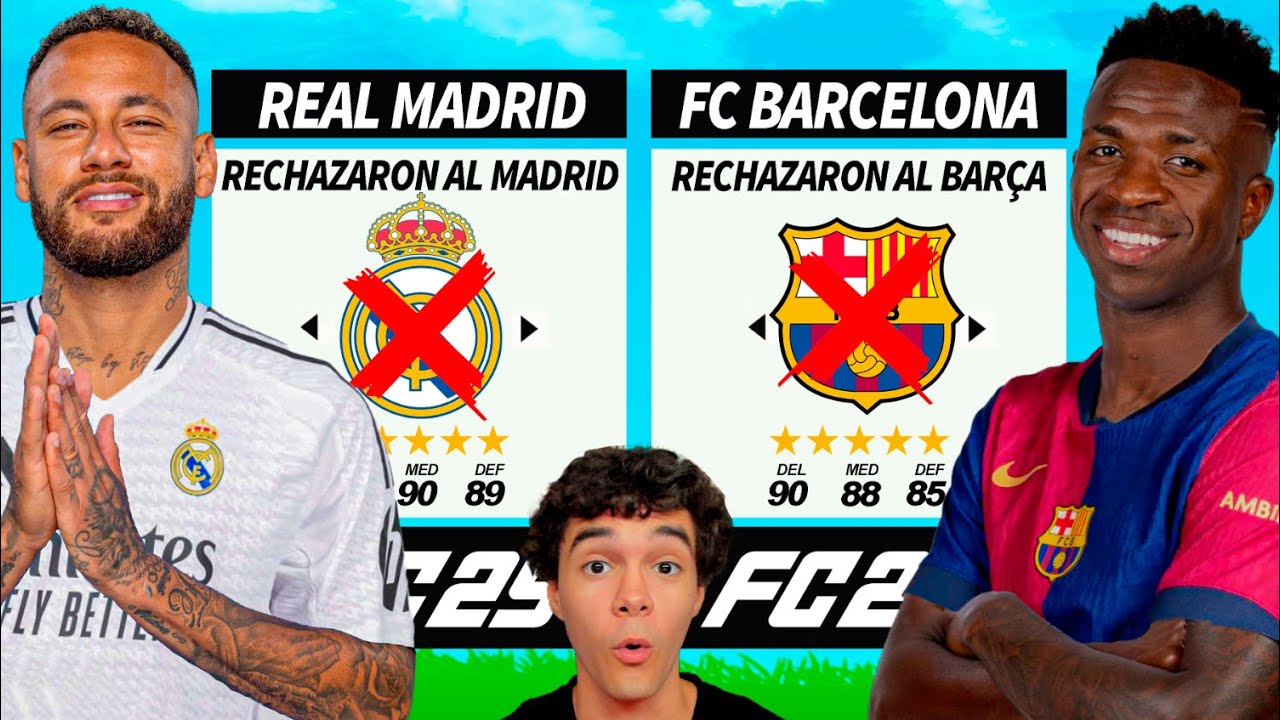 ¡JUGADORES QUE RECHAZARON AL MADRID VS JUGADORES QUE RECHAZARON AL BARÇA!