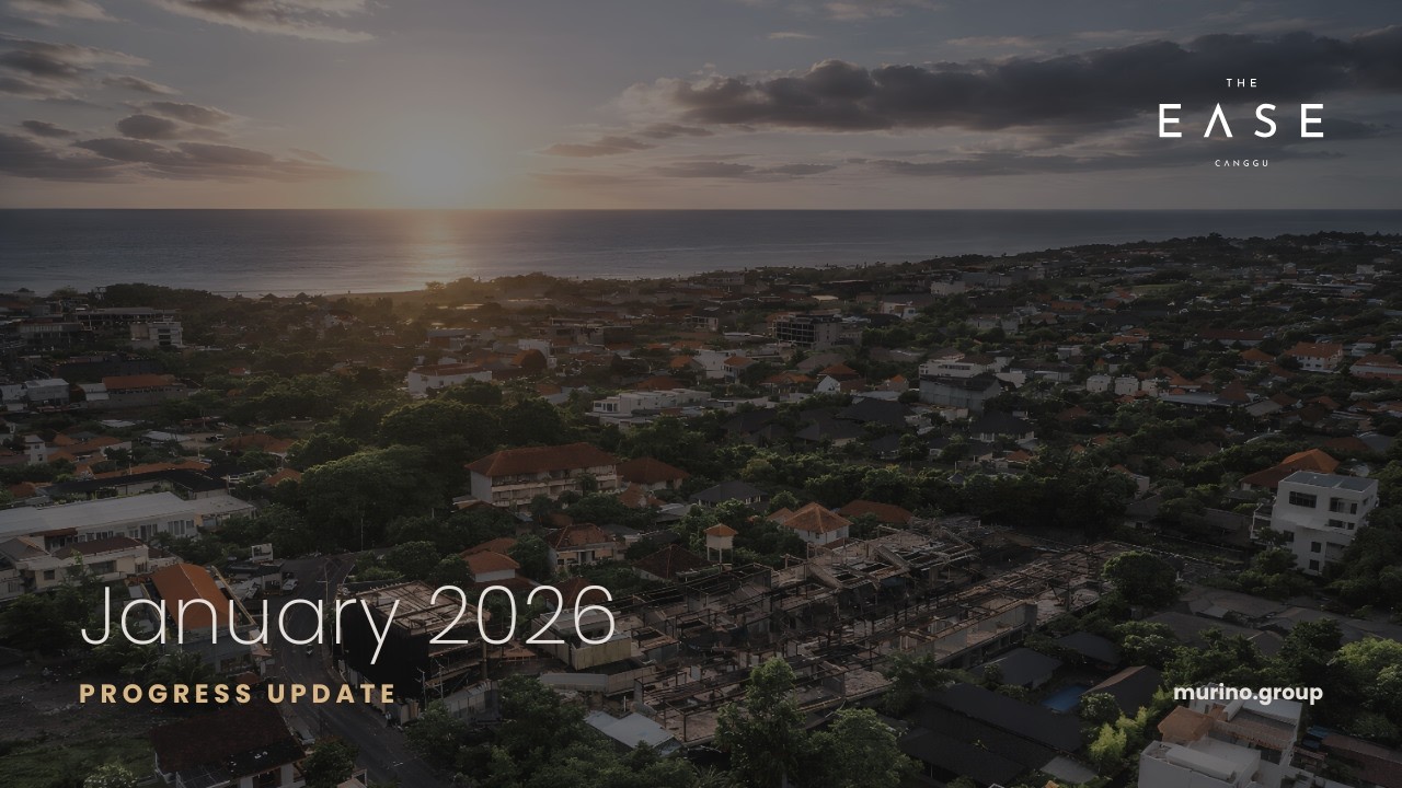 The Ease Canggu &ndash; January 2026 Construction Update