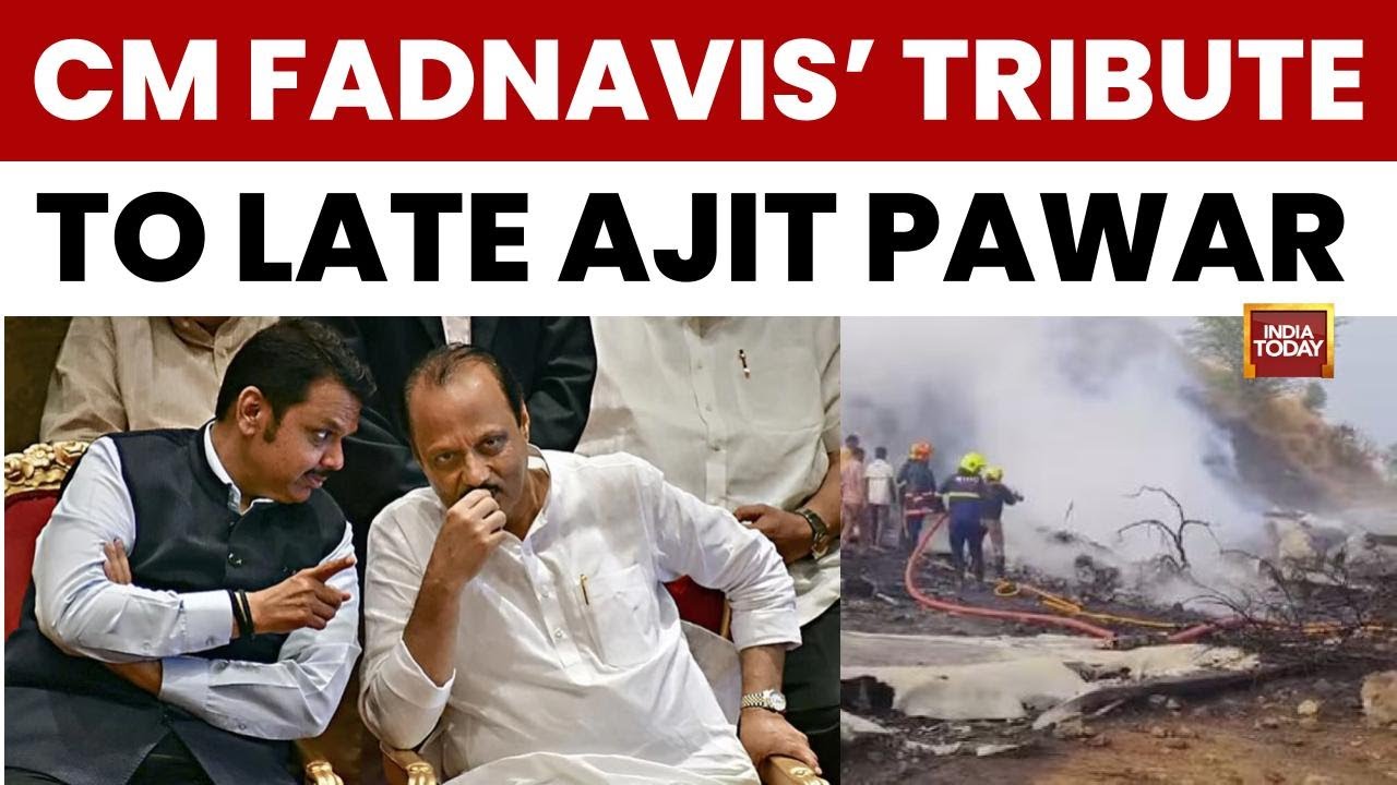 Maharashtra CM Devendra Fadnavis Reaches Baramati After Tragic Death Of Ajit Pawar | India Today
