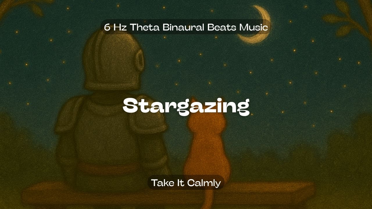 Stargazing - 30 Minutes of Calm. Theta 6 Hz, Strings, Synths.