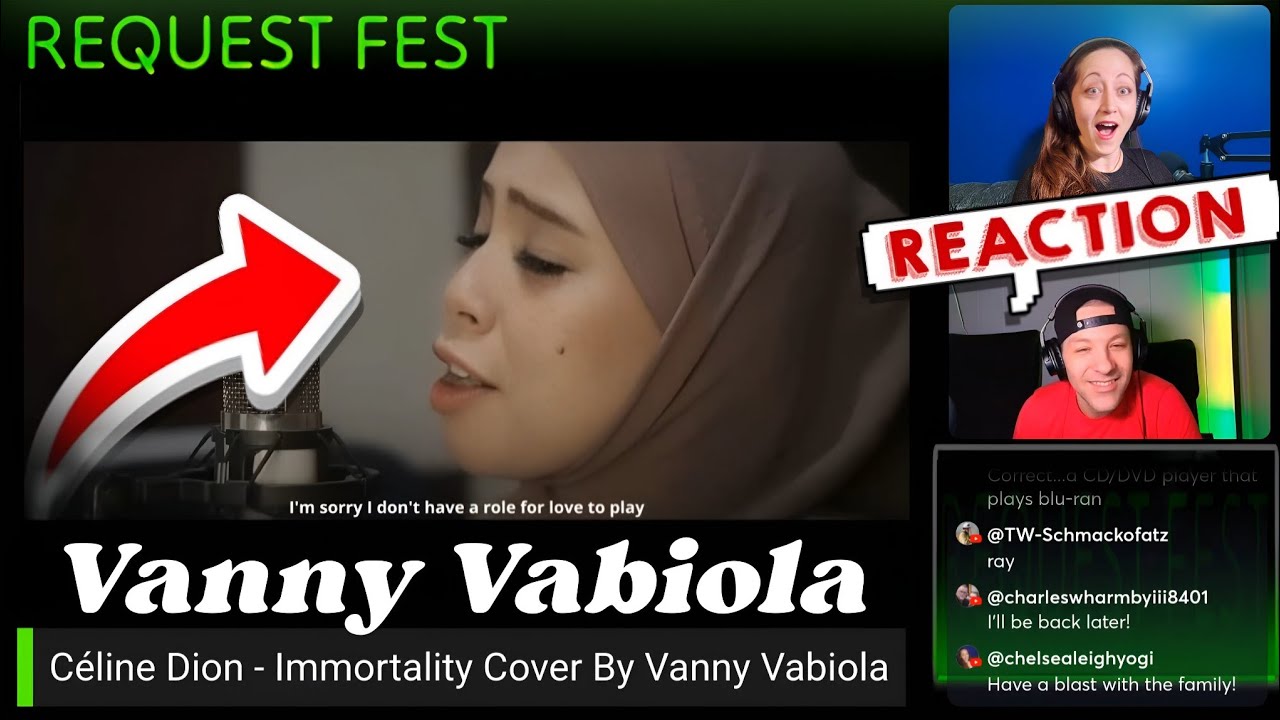 Vanny Vabiola - Céline Dion - Immortality Cover [REACTION]