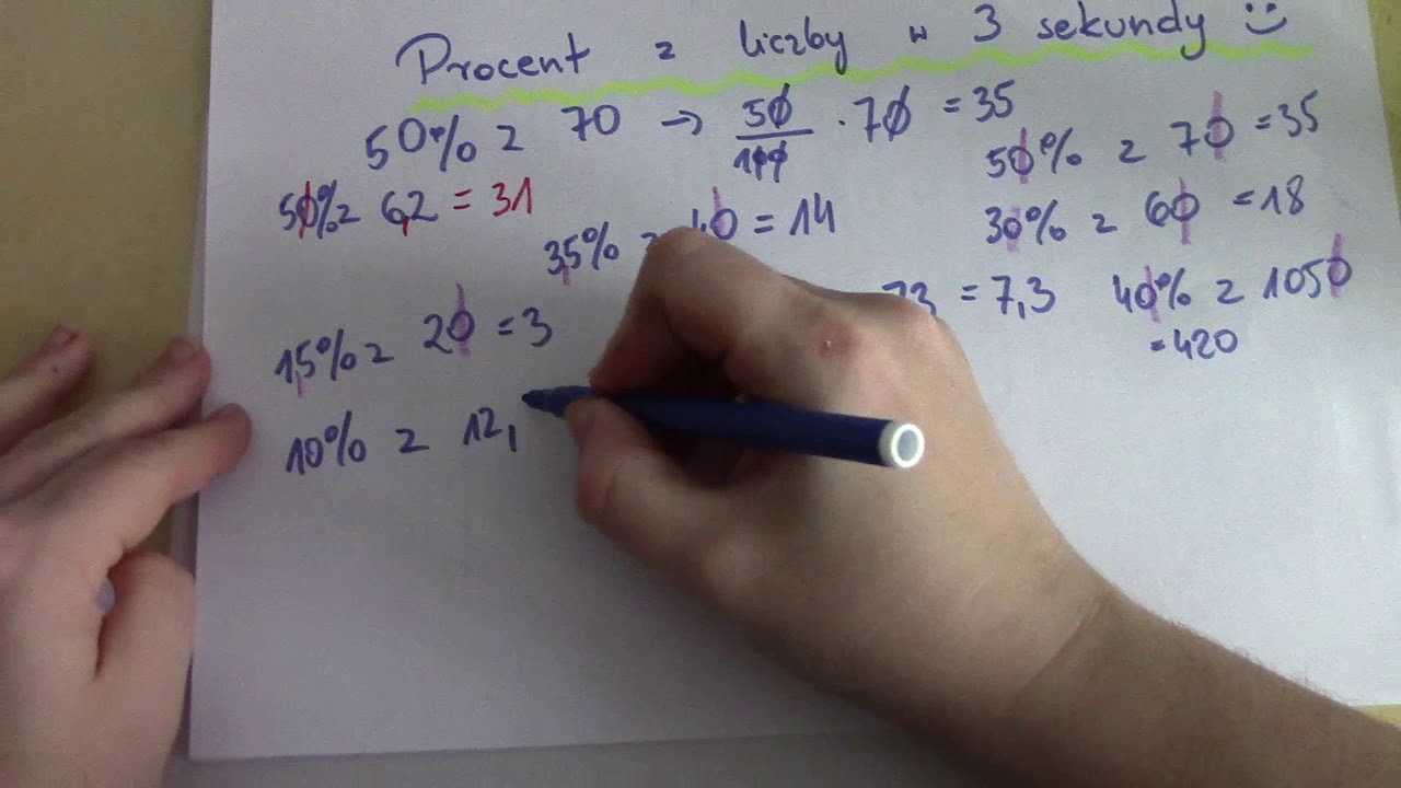 Procent z liczby w 