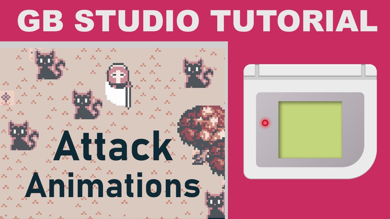 How to make attack animations - Zelda Combat - GB Studio