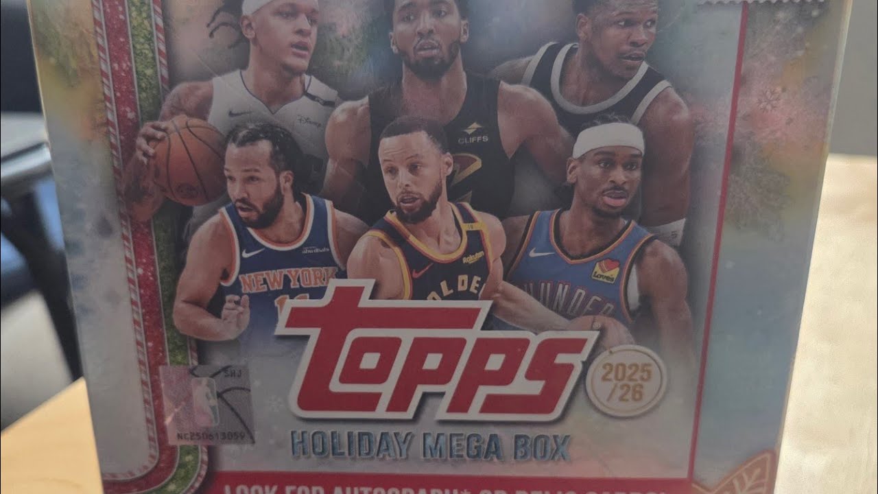 25-26 NBA Topps Holiday Mega Box Opening x3!