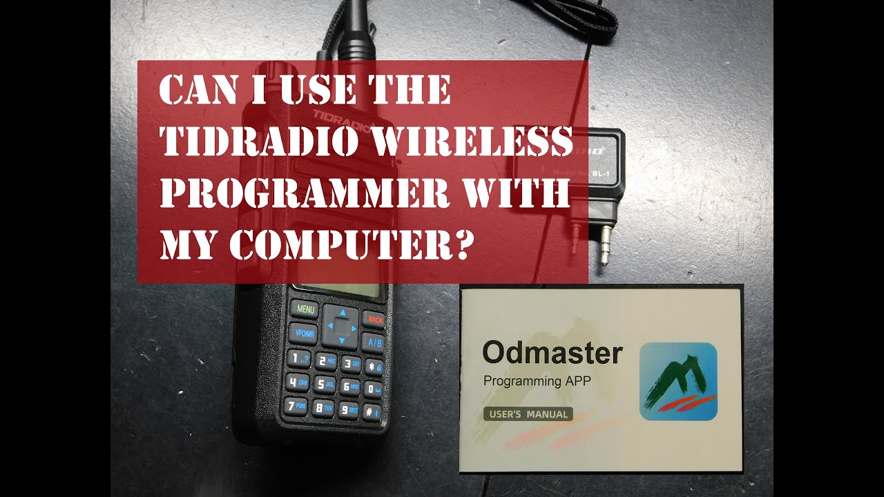 TIDRadio Wireless Programmer Part 2 - Can I Use My Computer with it? Kinda