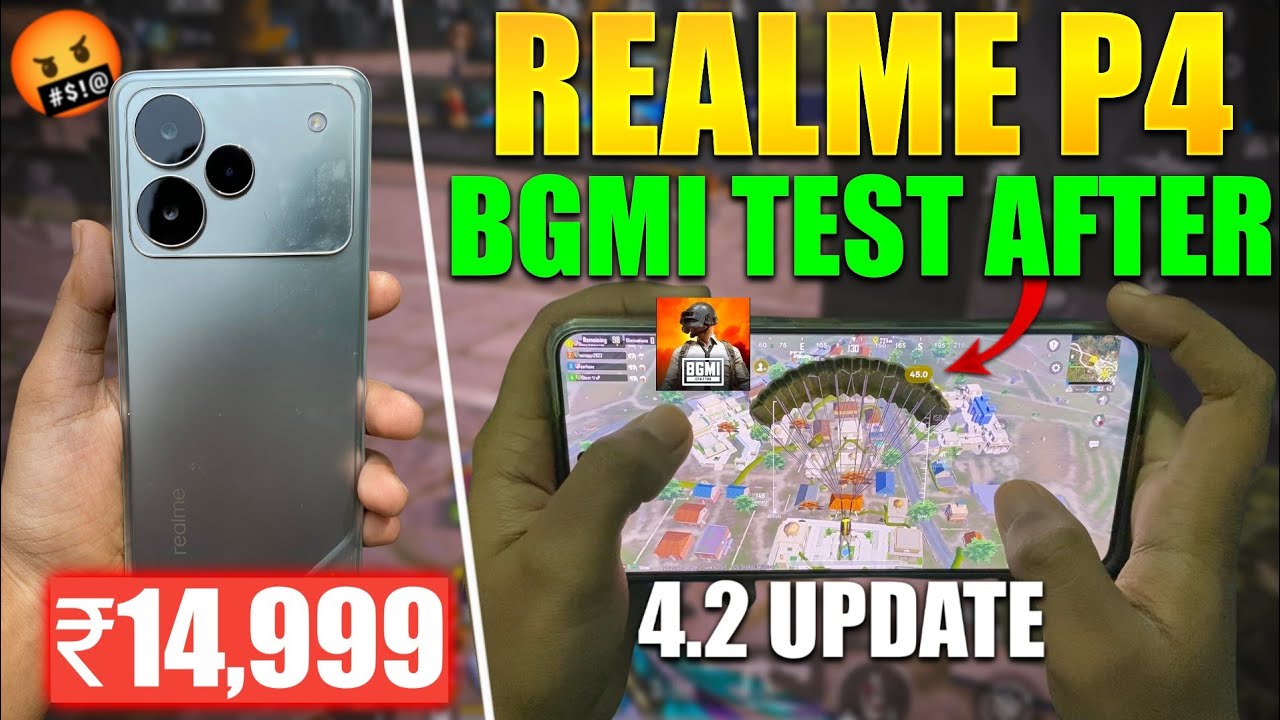 Realme P4 Bgmi Test After 4.2 Update | Best Device Under ₹15,000 🤫💥