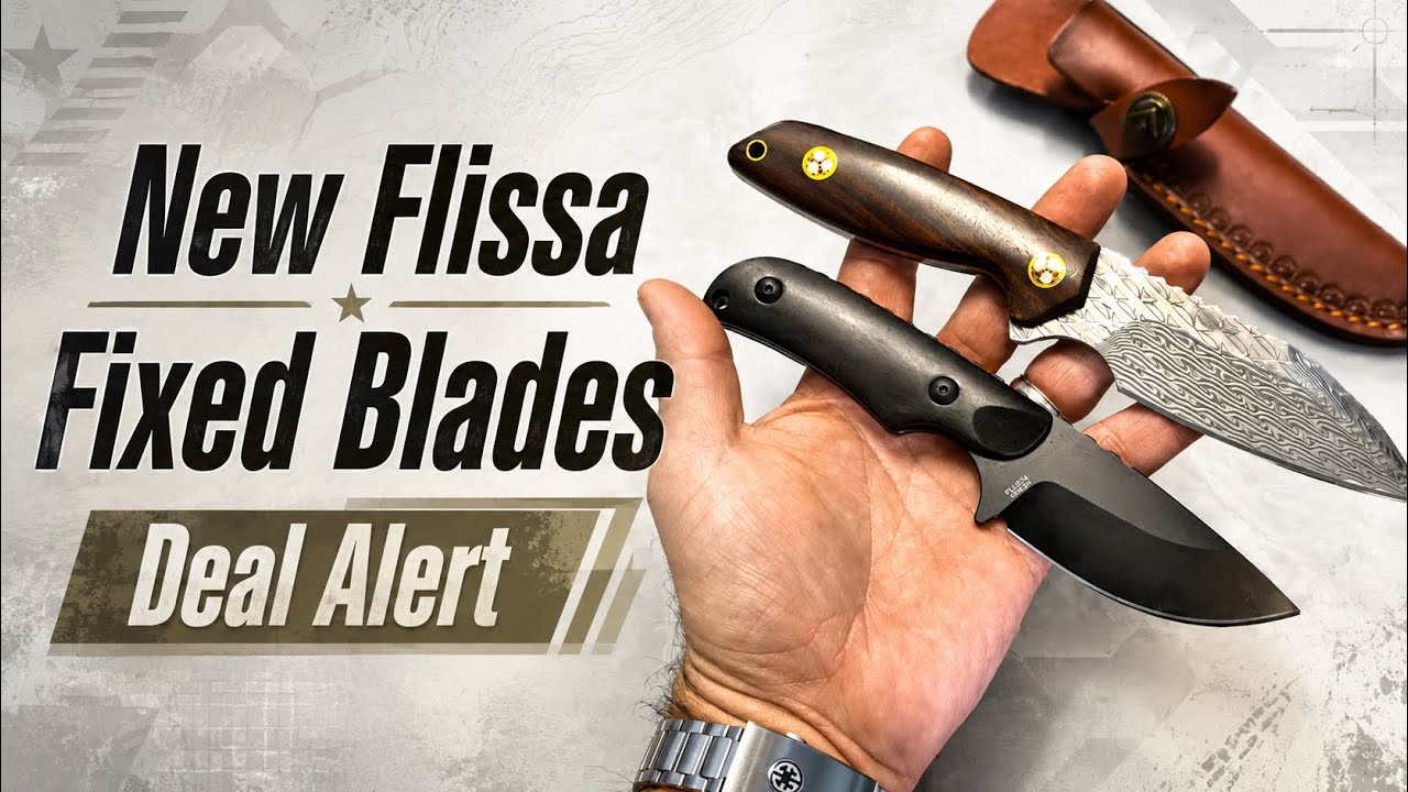 Новые ножи с фиксированным клинком Flissa и выгодные предложения