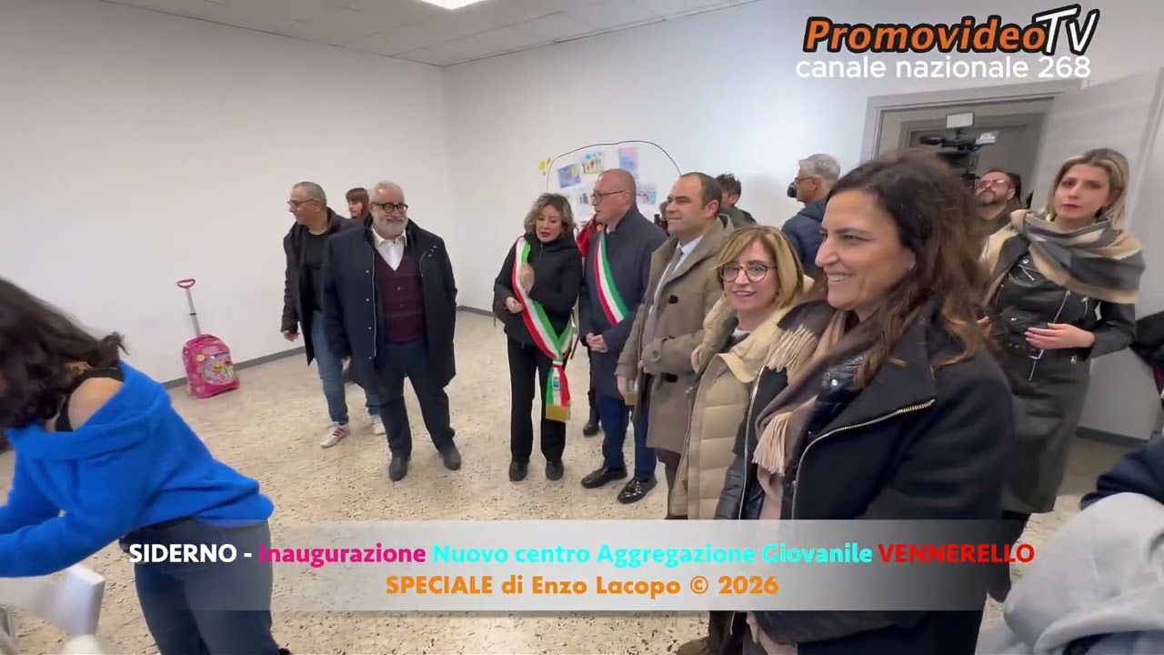 Siderno(RC)-Inaugurazione centro aggregazione giovanile di Vennerello.