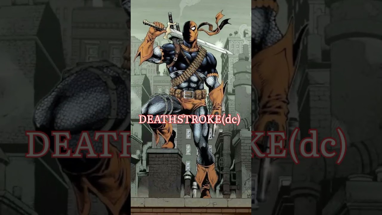 Some Similiar characters from Marve and Dc pt.1