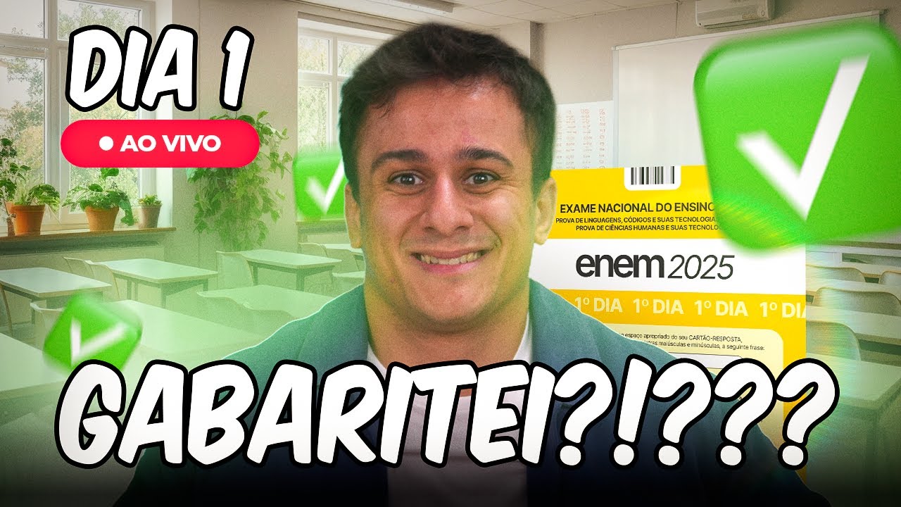 Corrigindo o PRIMEIRO dia do ENEM 2025