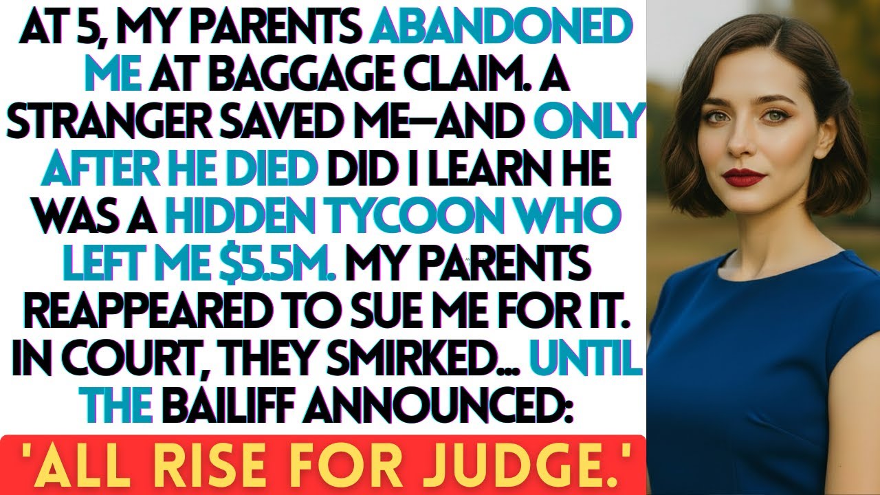 My Parents Abandoned Me At 5 In An Airport — Then Sued Me For $5 5M My Adoptive Dad Left In His Will