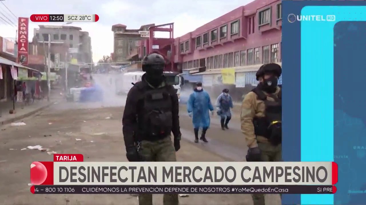 Alcaldía de Tarija desinfectará el mercado campesino dos veces por semana