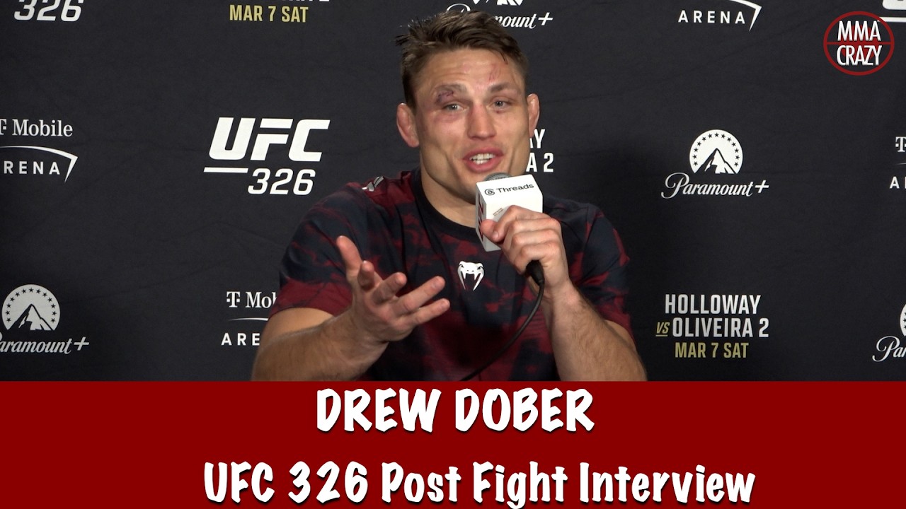 Drew Dober addresses the weird betting lines with Michael Johnson fight, talks TKO win at UFC 326