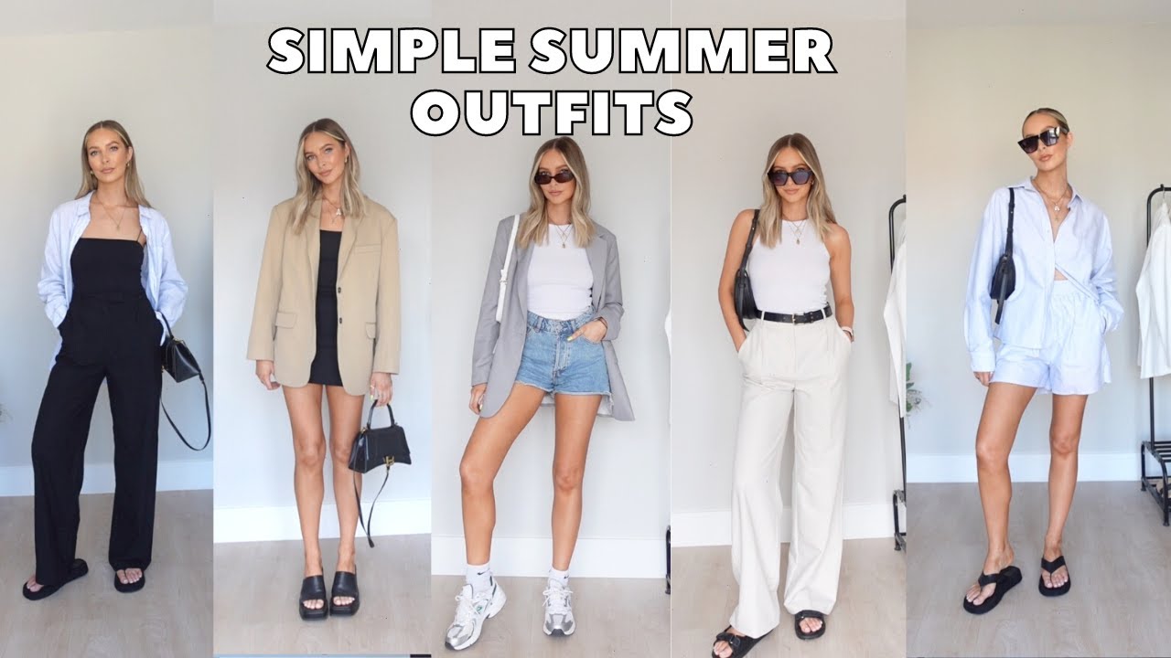 WHAT I WORE IN A WEEK | EASY SIMPLE SUMMER OUTFITS