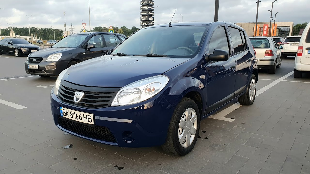 Dacia sandero 1.4 mpi газ бензин 2009 рік м.Луцьк