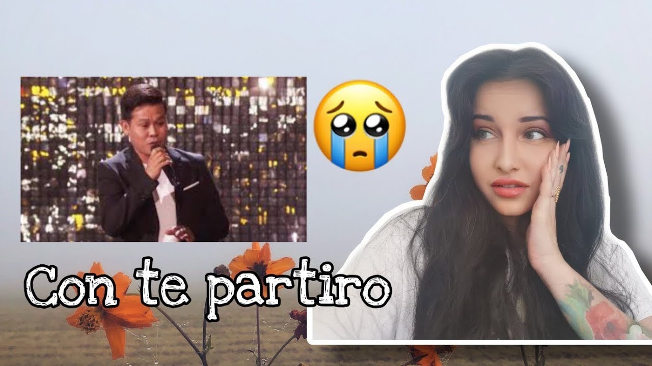 Music student reacts to @Marcelito Pomoy Official   Con te partiro / Very emotional